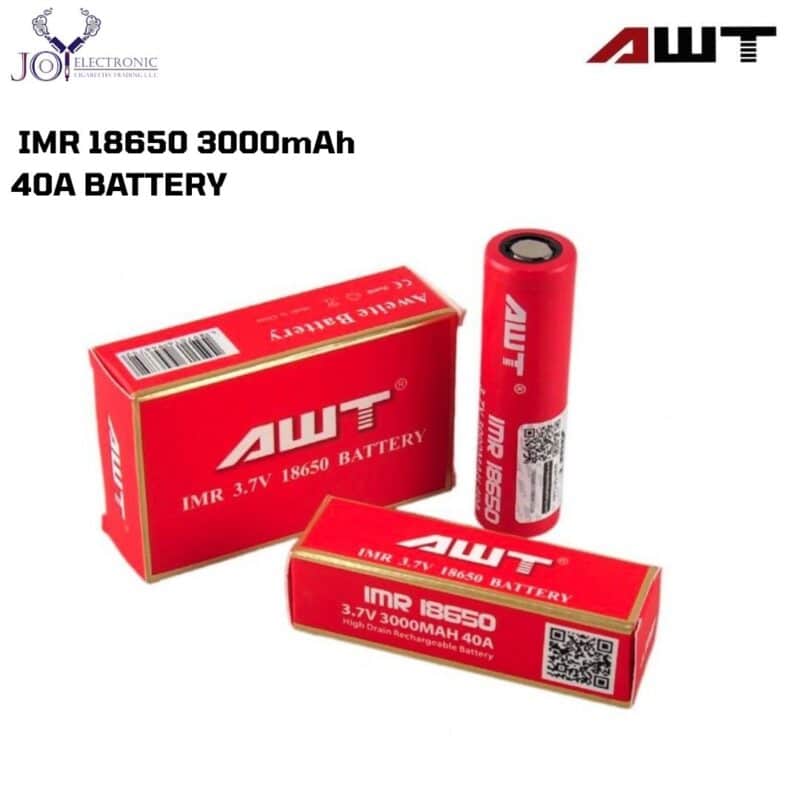 AWT IMR 18650 3000mAh 40A BATTERY Box