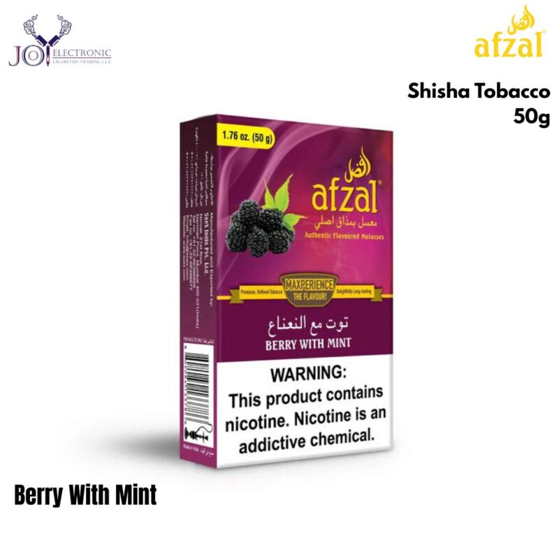 Afzal Shisha Tobacco Berry With Mint 50g