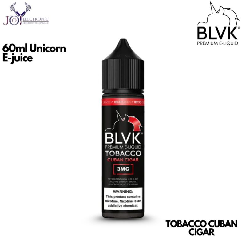 BLVK Tobacco Cuban Cigar 60ml Unicorn E-juice