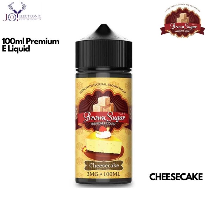 Brown Sugar Cheesecake 100ml Premium E Liquid 3mg