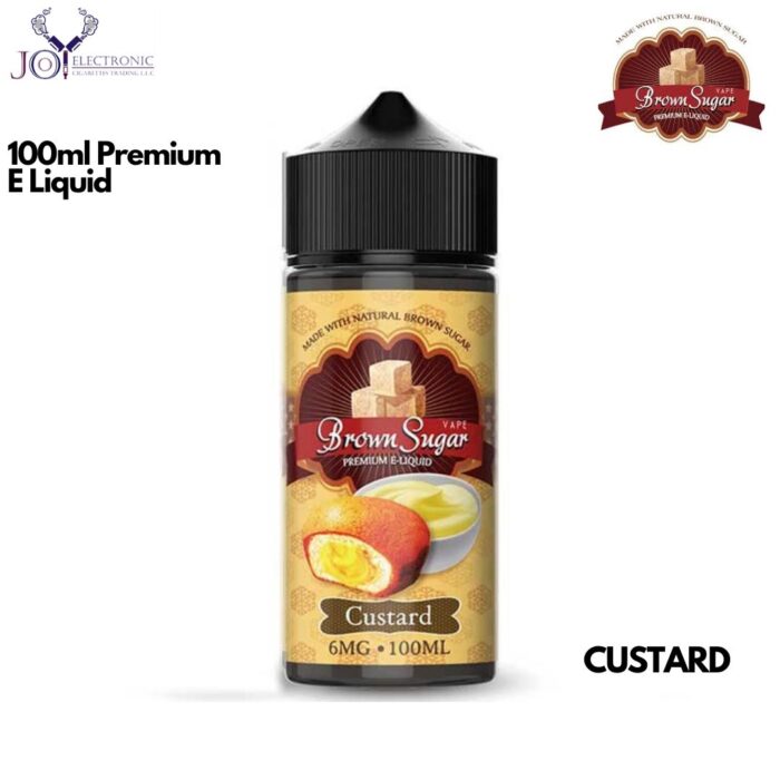 Brown Sugar Custard 100ml Premium E Liquid 3mg