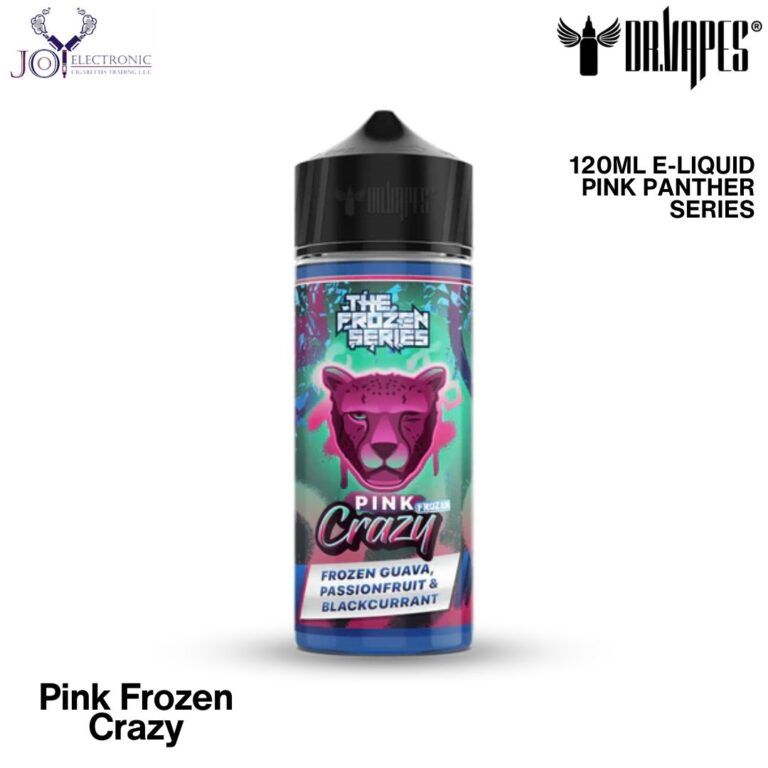 Dr Vape Pink Frozen Crazy 120ml E-Liquid pink panther series