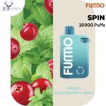 Fummo Spin sweet cranberry mint 10000 Puffs