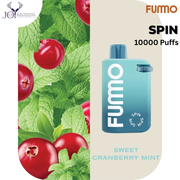 Fummo Spin sweet cranberry mint 10000 Puffs