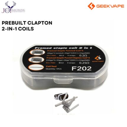 GEEK VAPE PREBUILT CLAPTON 2-IN-1 COILS