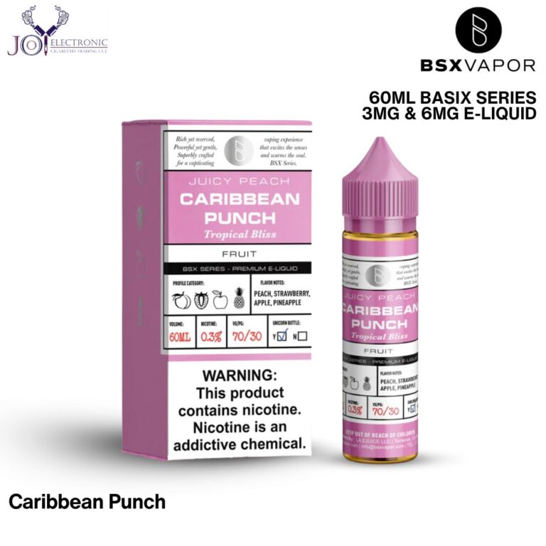 Glas Caribbean Punch 60ml Basix Series 3mg & 6mg E-Liquid