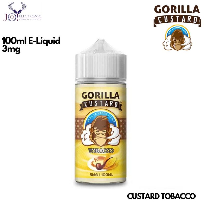 Gorilla Custard Tobacco 100ml E-Liquid 3mg