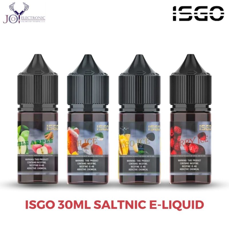 ISGO 30ML SALTNIC E-LIQUID