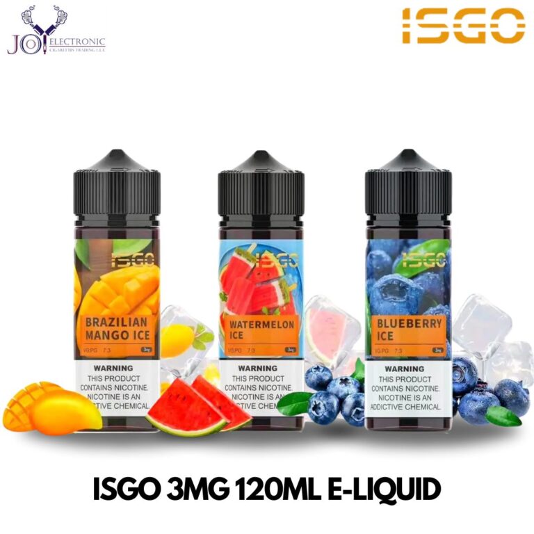 Isgo 3mg 120ml E-liquid