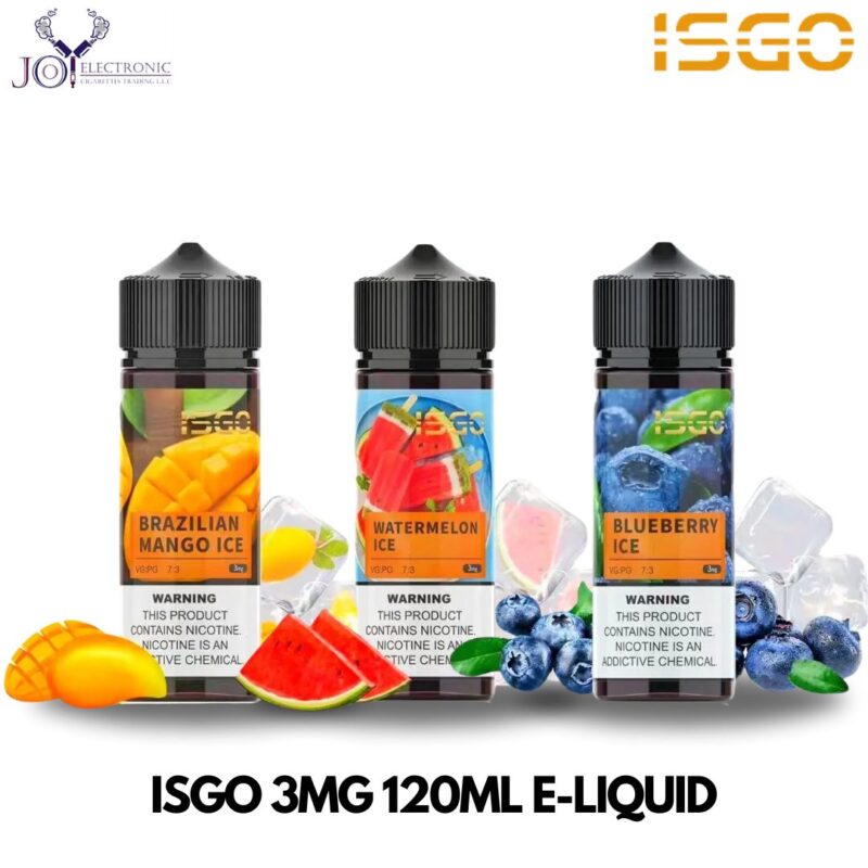 Isgo 3mg 120ml E-liquid