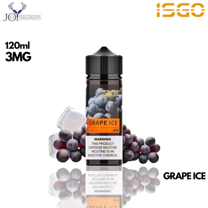 Isgo Grape Ice 3mg 120ml E-liquid