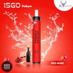 Isgo Tokyo Red Wine 4000 Puffs