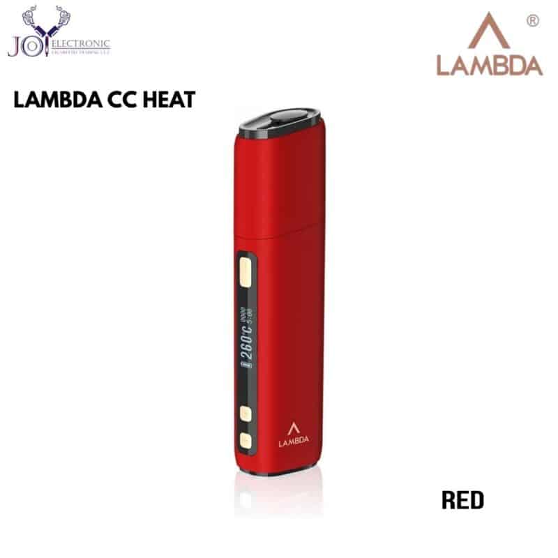 LAMBDA CC HEAT NOT BURN Red DEVICE STARTER KITS FOR TOBACCO STICKS