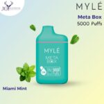 MYLE META BOX Miami Mint 5000 Puffs