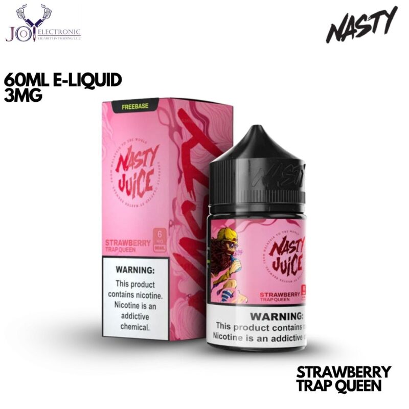 NASTY Strawberry Trap Queen 60ML E-LIQUID 3MG
