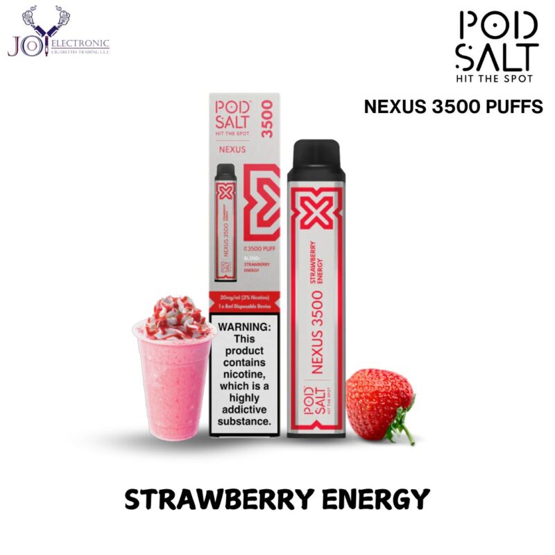 Pod Salt Nexus STRAWBERRY ENERGY 3500 Puffs