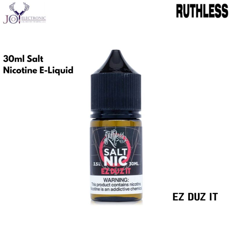 Ruthless EZ Duz It 30ml Salt Nicotine E-Liquid