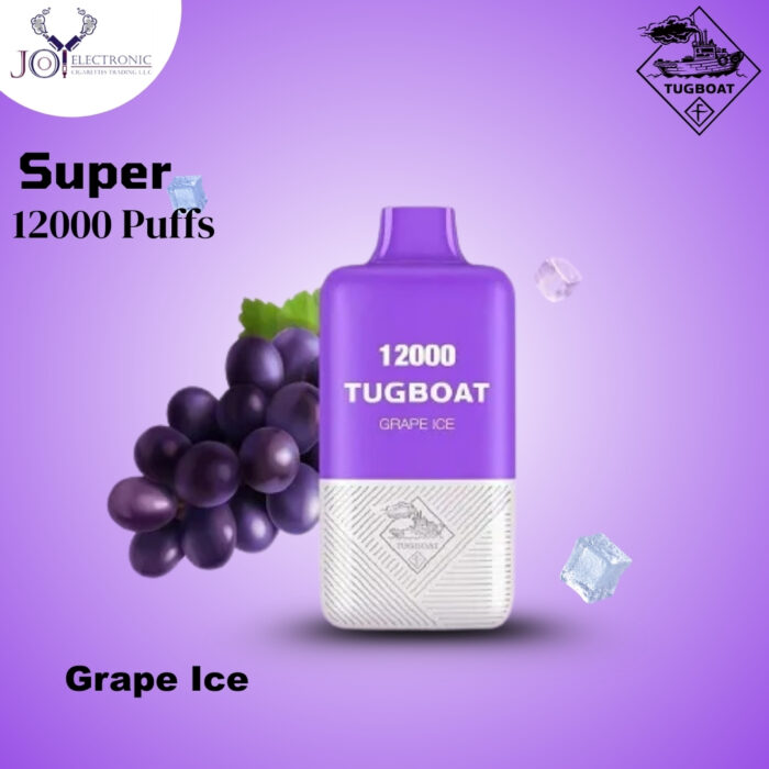 Tugboat Super Grape Ice 12000 Puffs