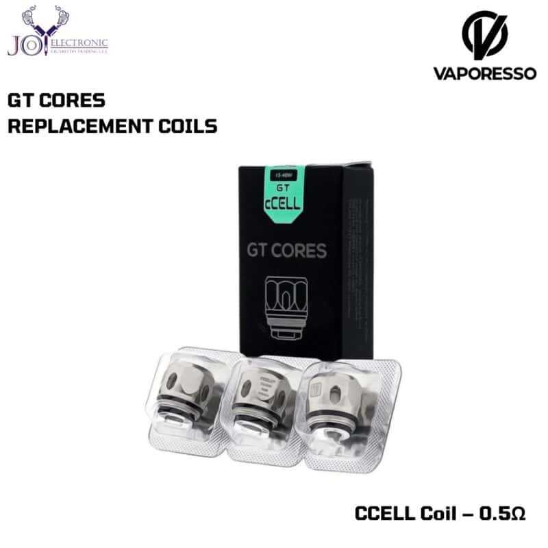 VAPORESSO GT CORES CCELL Coil – 0.5Ω REPLACEMENT COILS