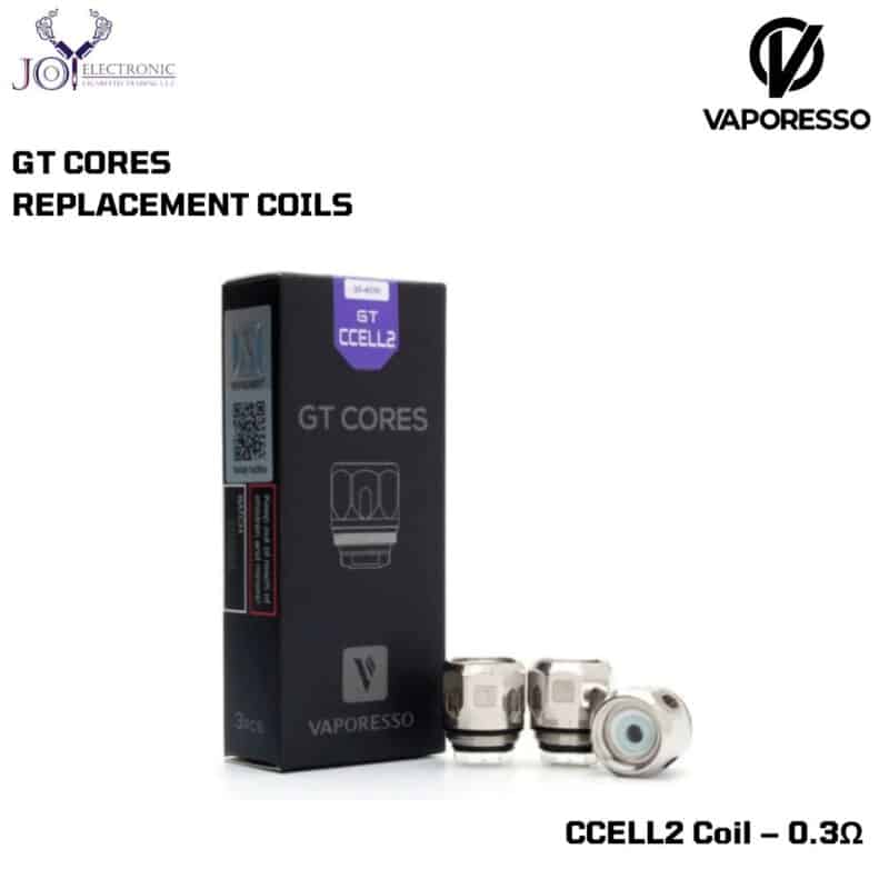 VAPORESSO GT CORES CCELL2 Coil – 0.3Ω REPLACEMENT COILS