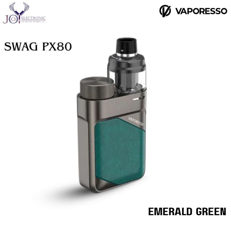 VAPORESSO SWAG PX80 Emerald Green POD MOD KIT