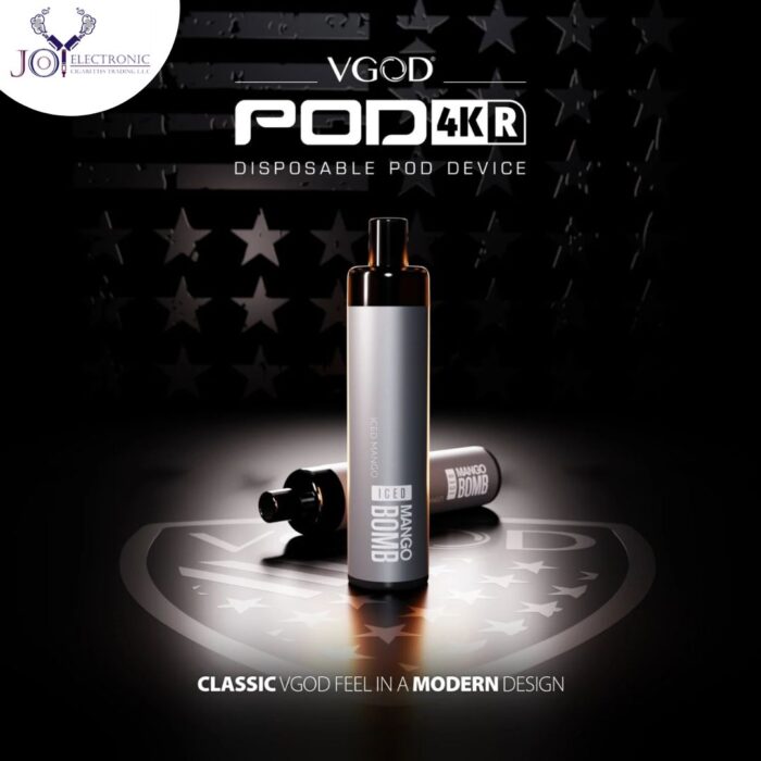 VGOD POD 4K R Iced Mango Bomb Disposable Pod