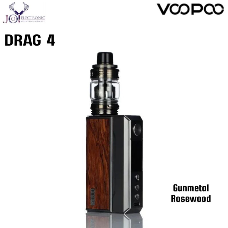 Voopoo DRAG 4 Gunmetal Rosewood Starter Kit