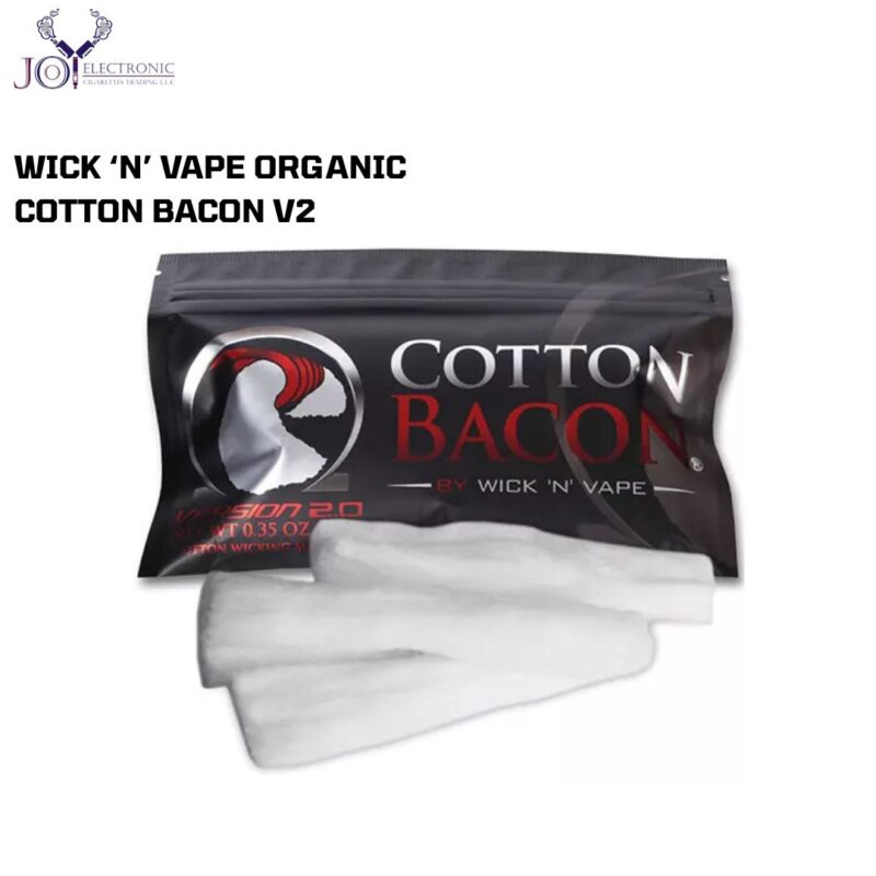 WICK ‘N’ VAPE ORGANIC COTTON BACON V2