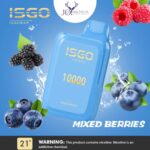 ISGO BAR Mixed Berries 10000 Puffs