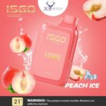 ISGO BAR Peach Ice 10000 Puffs