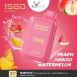 ISGO BAR Peach Mango Watermelon 10000 Puffs