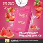 ISGO BAR Strawberry Watermelon Ice 10000 Puffs