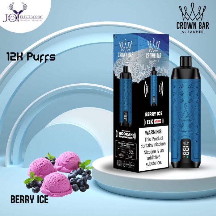 Al Fakher Crown Bar Berry Ice 12000 Puffs