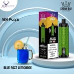 Al Fakher Crown Bar Blue Razz Lemonade 12000 Puffs