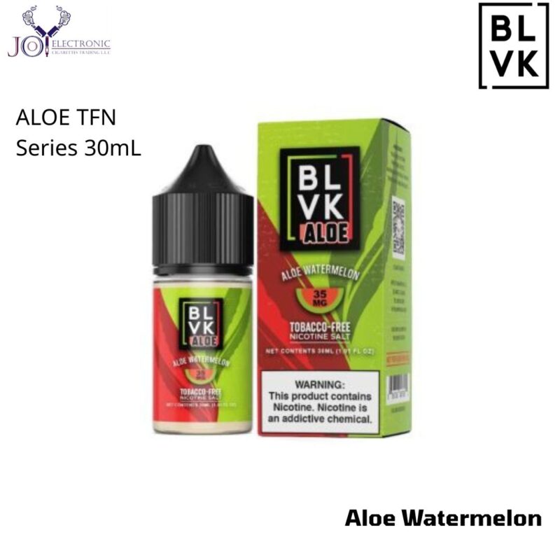 BLVK ALOE TFN Series Aloe Watermelon 30mL Saltnic E- Liquid