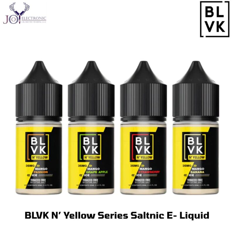 BLVK N’ Yellow Series 30ML Saltnic E- Liquid
