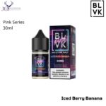 Blvk Pink Series Iced Berry Banana 30ml Saltnic E- Liquid