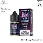 Blvk Pink Series Strawberry Banana Ice 30ml Saltnic E- Liquid