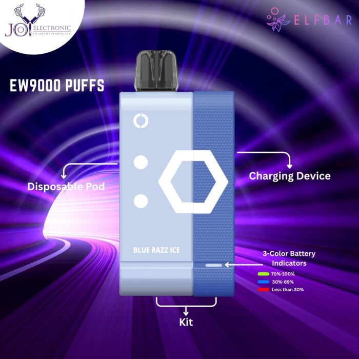 ElfBar EW9000 Puffs Blue Razz Ice