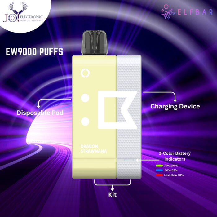 ElfBar EW9000 Puffs Dragon Strawnana