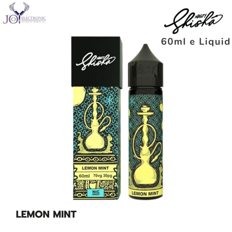 NASTY SHISHA SERIES Lemon Mint 60 ML E LIQUID