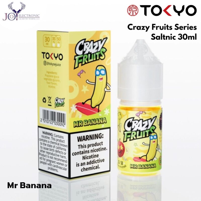 TOKYO Crazy Fruits Series Mr Banana 30ML Saltnic E- Liquid