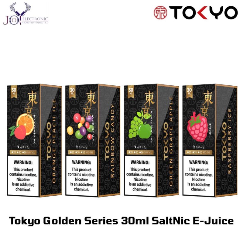 Tokyo Golden Series 30ml SaltNic E-Juice