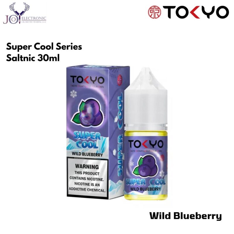 Tokyo Super Cool Series Wild Blueberry 30ml Saltnic E- Liquid