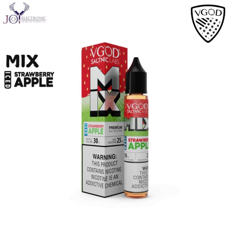 VGOD Iced Mix Series Iced Strawberry Apple 30ml Saltnic E Liquid
