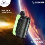 Geek Bar Pulse X sour apple ice 25000 Puffs