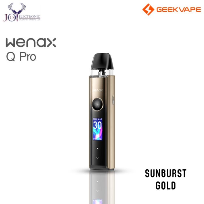 GeekVape Wenax Q Pro Sunburst Gold
