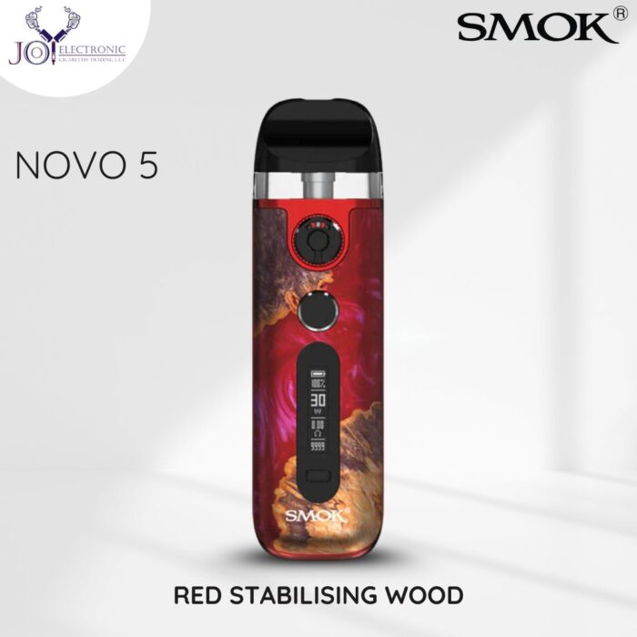Smok Novo 5 Red Stabilising Wood Pod