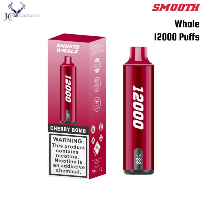 Smooth Whale Cherry Bomb 12000 Puffs