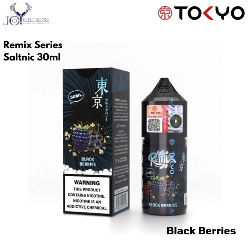 Tokyo Remix Series Saltnic Black Berries E-liquid 30ml